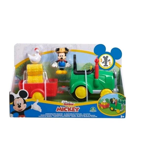 JP Mickey JPL38734 Mickey Mouse Barnyard Fun Tractor Toy - Picture 1 of 5